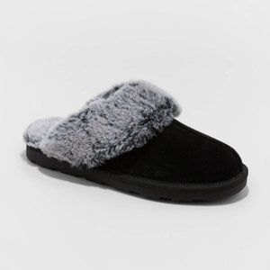stars above | Shoes | Chandra Genuine Suede Slippers Black Stars Above |  Poshmark